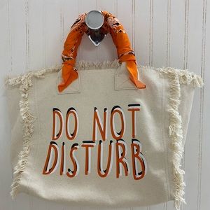Hipchick Couture NWT Do not disturb tote